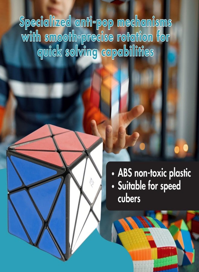 aCADZO Axis Cube Black Sticker Educational Cube| 3D Puzzle Mind Game for Kids Toy Recommended (Axis Cube Black Sticker) - Image 2